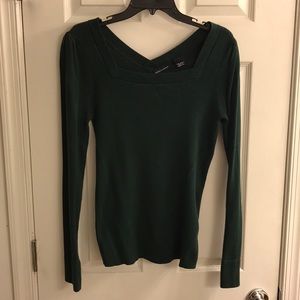 Long sleeve green light sweater